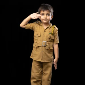 Kids Indian Army/Police Fancy Dress Costume