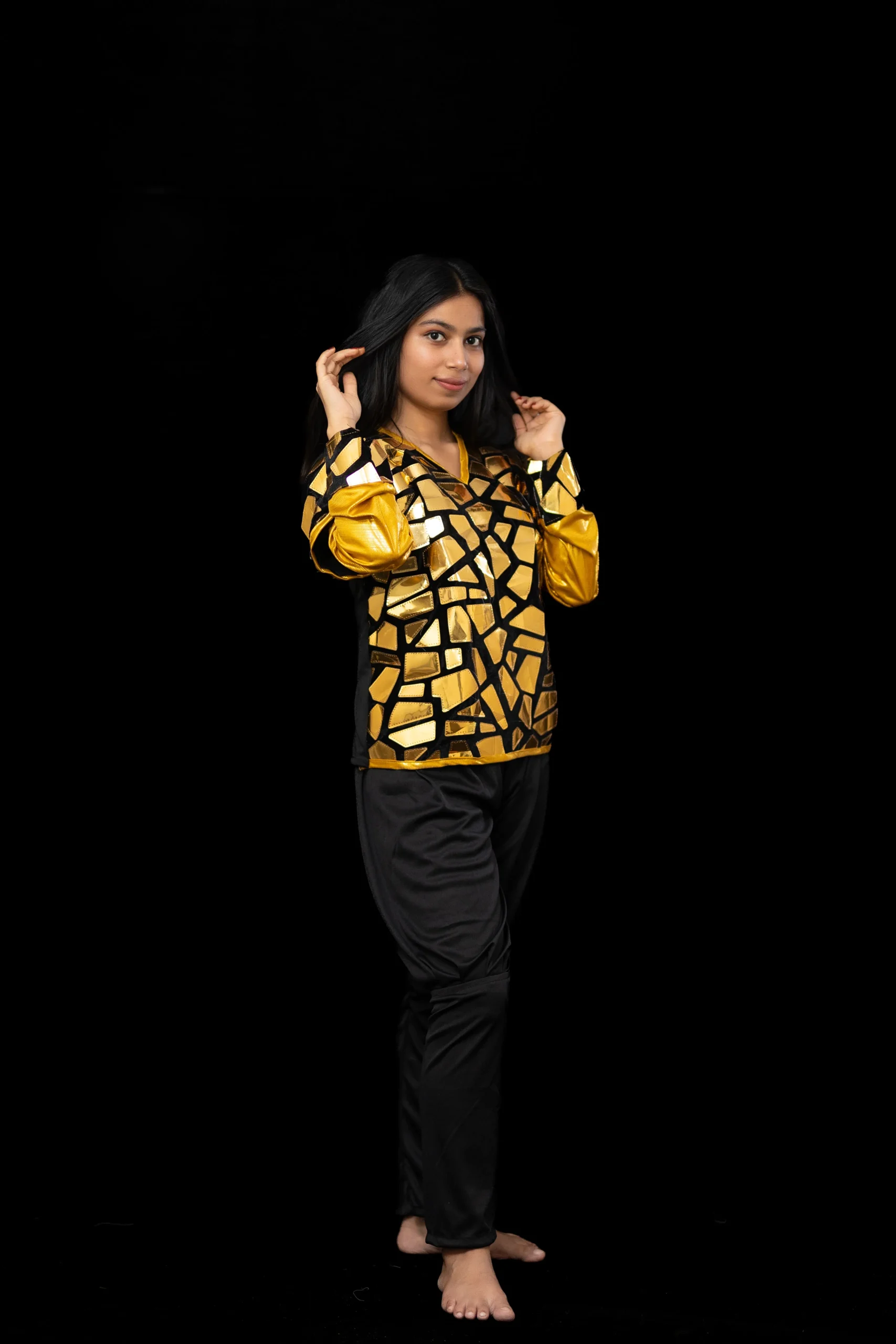 Golden Mirror Dance Costume