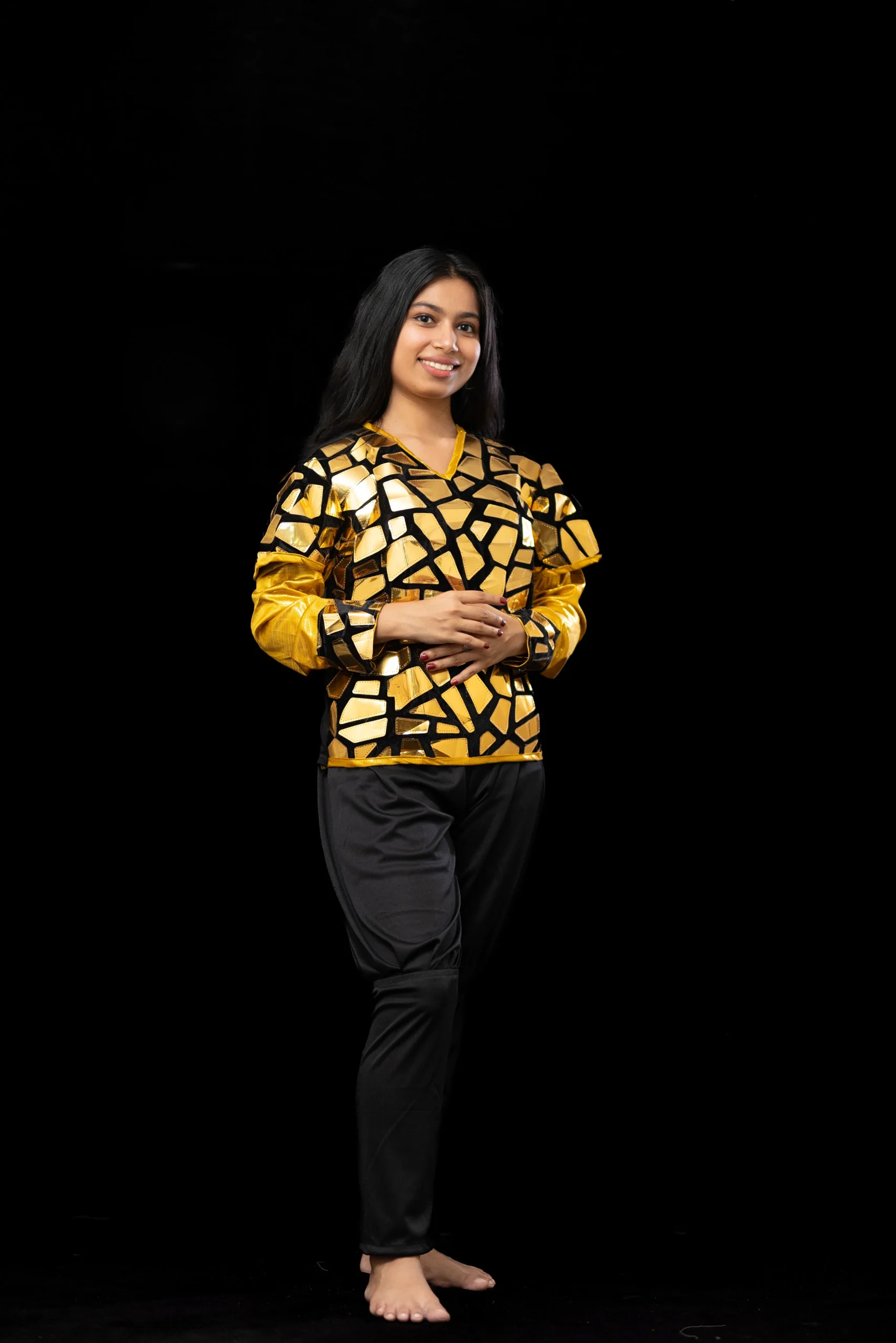 Golden Mirror Dance Costume - Image 4